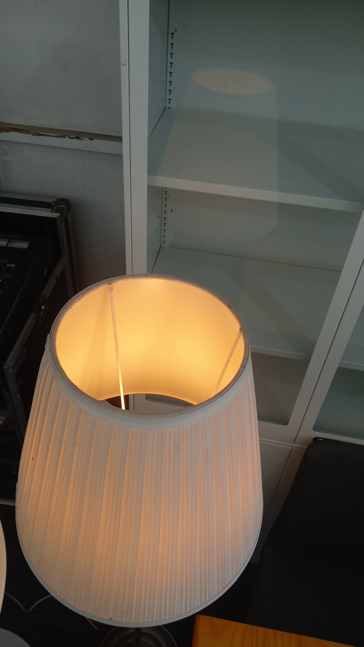 Nickel Plate Floor Lamp / Imported from Singapore