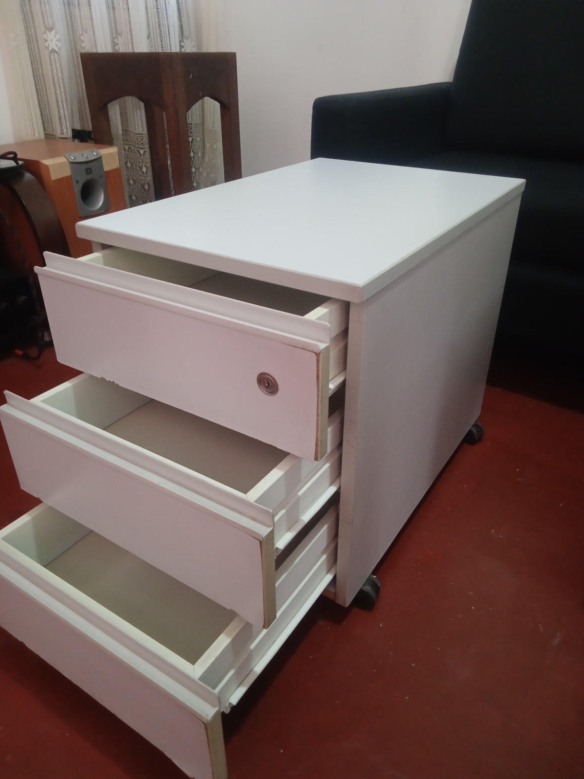 Mobile Storage Cabinet (3 Drawer ) / Under Desk 3-Drawer Cabinet